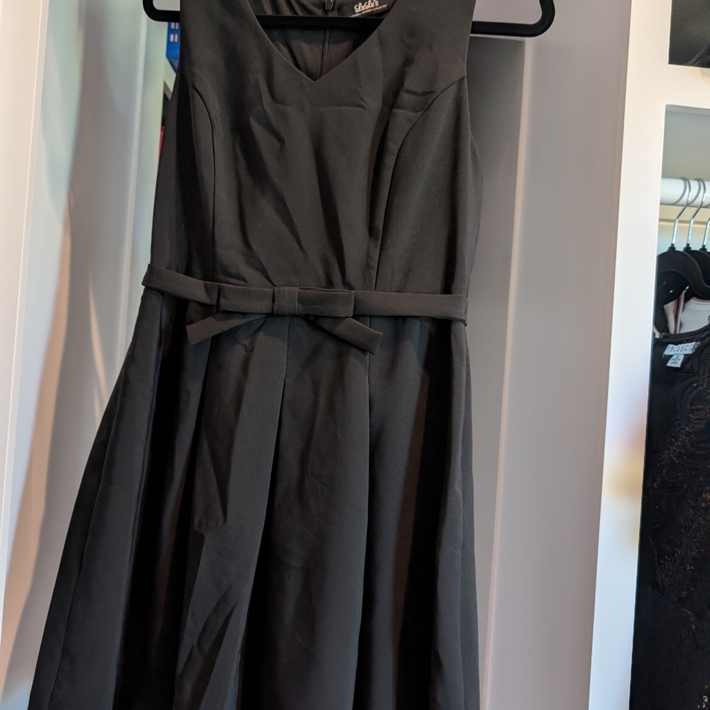 Elegant Black Sleeveless Dress